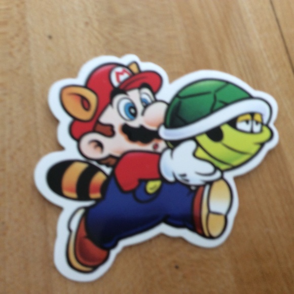 Super Mario Tanooki Mario Peach Paper Mario Stickers - Picture 6 of 7